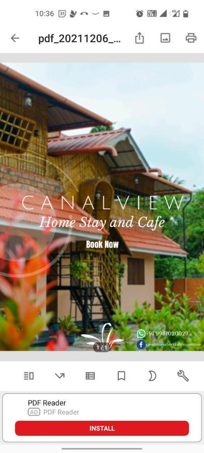 Canalview Private Cottage Azhikkal Ayiram Thengu Panmana Eksteriør bilde